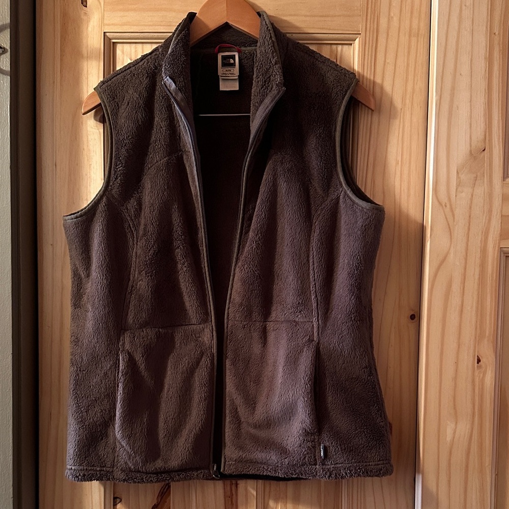 The North Face brown Fleece Vest